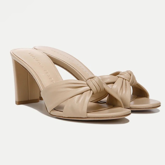 Veronica Beard Shoes - New! Veronica Beard Ganita Knot Front Leather Mules Sandals
